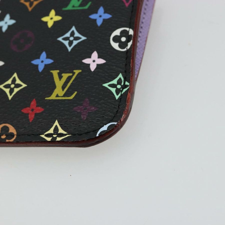 【日本直送】路易威登 Multicolor Pochette Cles NM 零錢包 黑色 M60279 正品 181115V-14