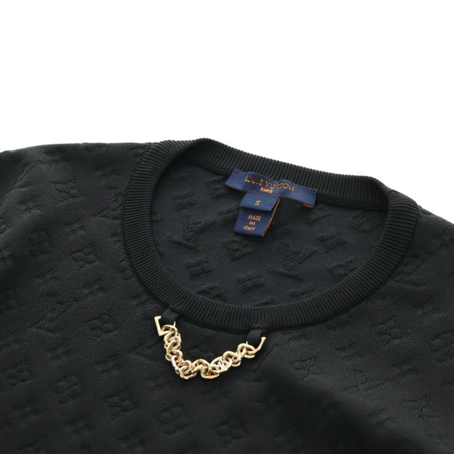 【日本直送】路易威登 Monogram 長袖 T 卹,絲質材質,S 碼,LV 正品,貨號 181157M-4