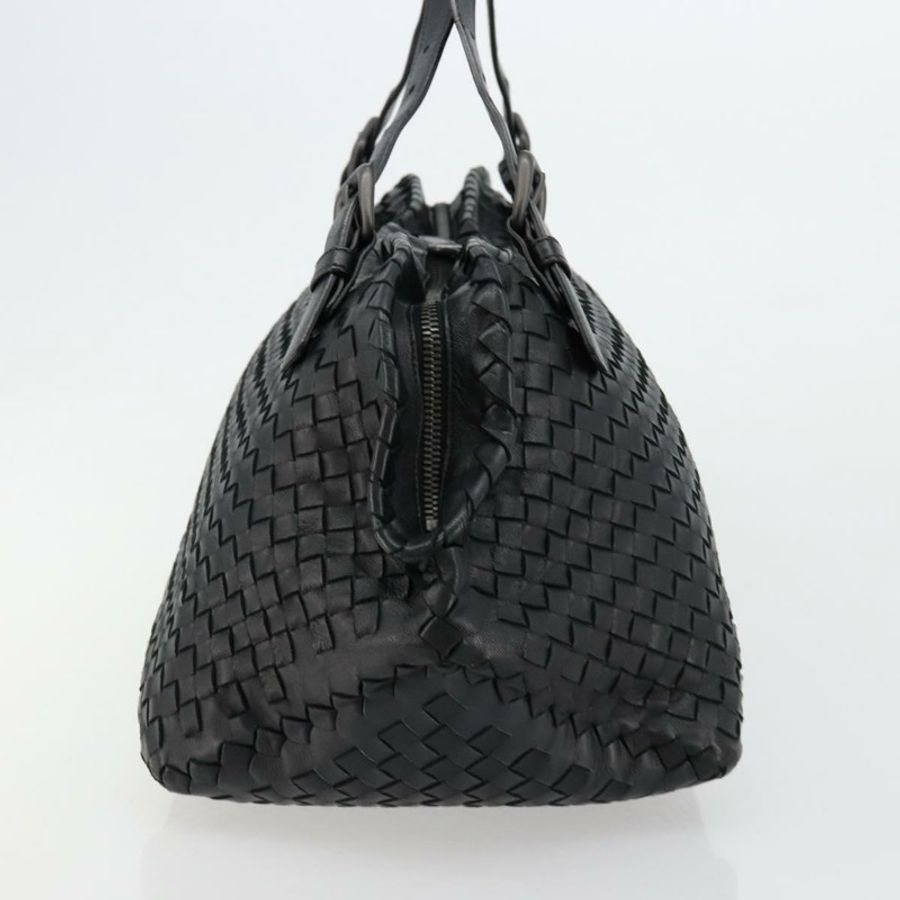 【日本直送】BOTTEGA VENETA INTRECCIATO 手提包 皮革 黑色 正品 180631SAV-3