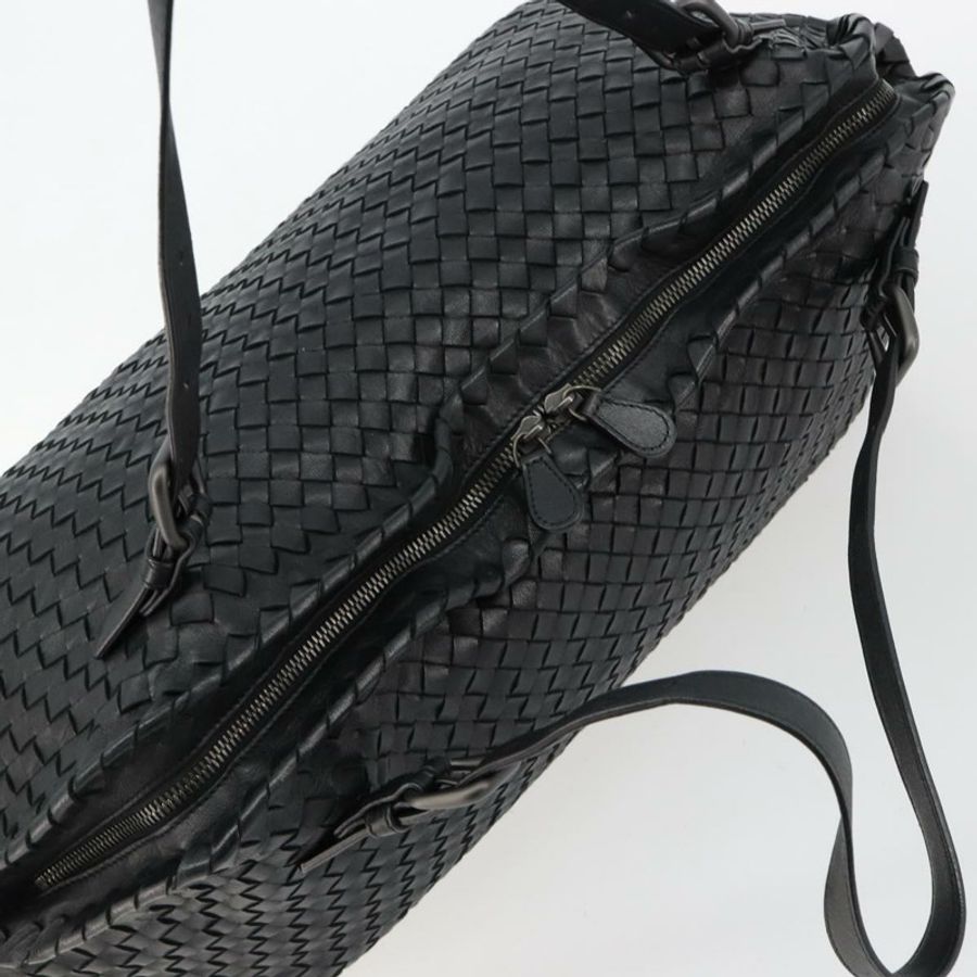 【日本直送】BOTTEGA VENETA INTRECCIATO 手提包 皮革 黑色 正品 180631SAV-5