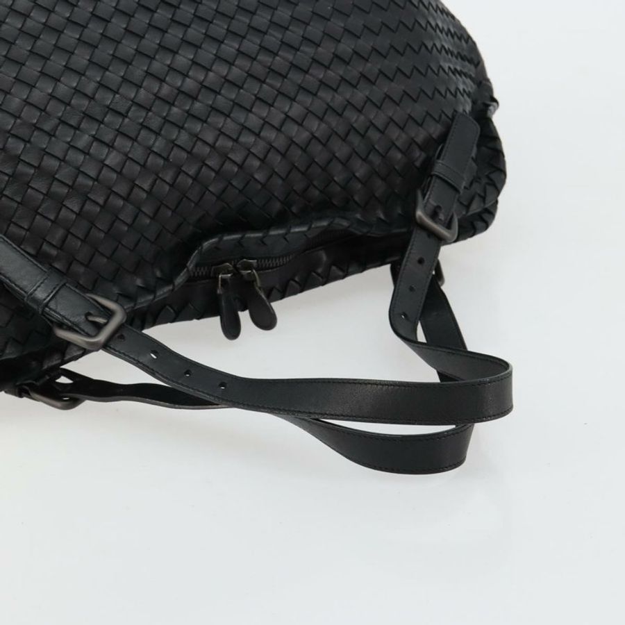 【日本直送】BOTTEGA VENETA INTRECCIATO 手提包 皮革 黑色 正品 180631SAV-6