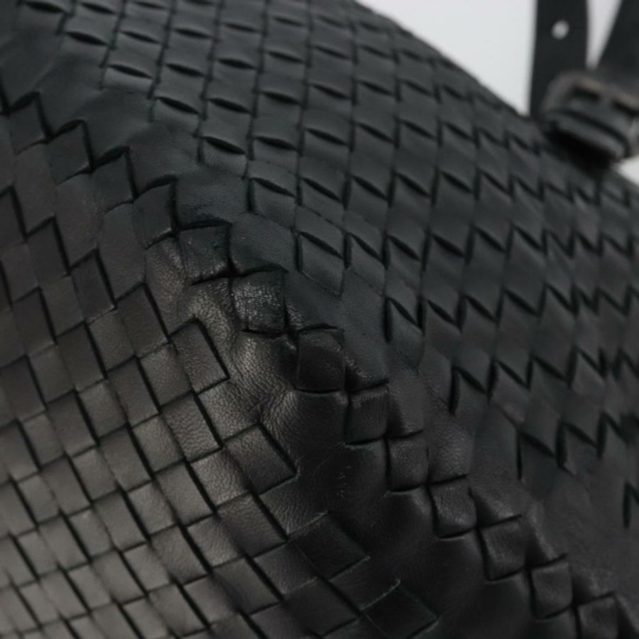 【日本直送】BOTTEGA VENETA INTRECCIATO 手提包 皮革 黑色 正品 180631SAV-8