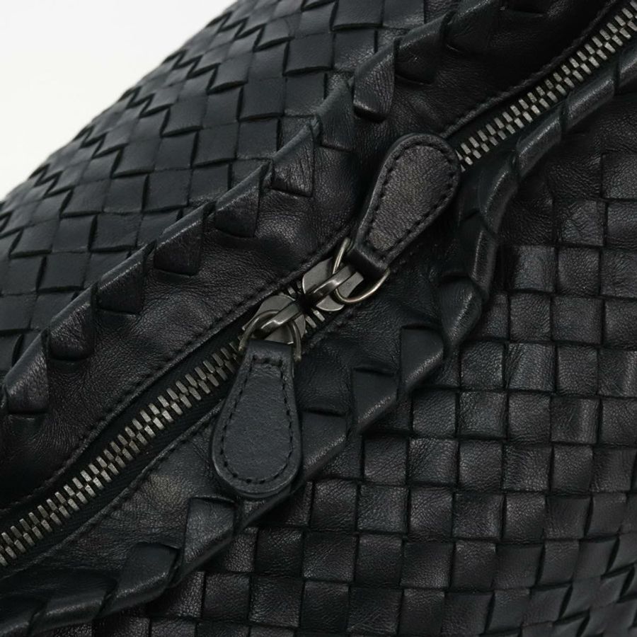 【日本直送】BOTTEGA VENETA INTRECCIATO 手提包 皮革 黑色 正品 180631SAV-16