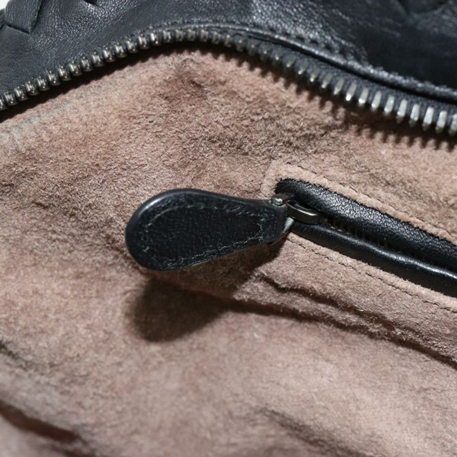 【日本直送】BOTTEGA VENETA INTRECCIATO 手提包 皮革 黑色 正品 180631SAV-20