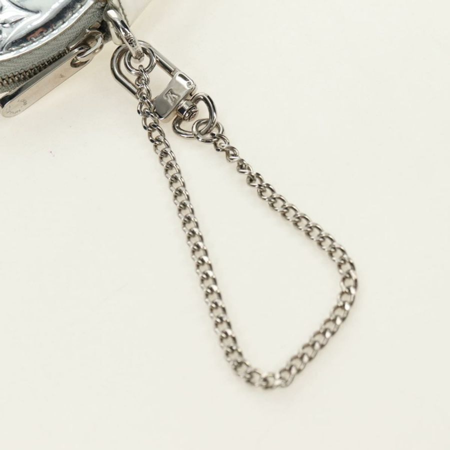 【日本直送】路易威登 Miroir Porte Monnaie Coeur 零錢包銀色 M93566 正品 181238V-7