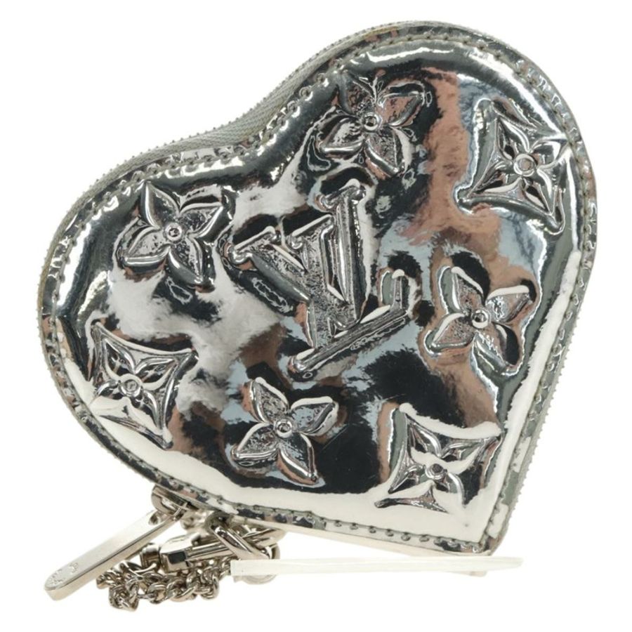 【日本直送】路易威登 Miroir Porte Monnaie Coeur 零錢包銀色 M93566 正品 181238V-12