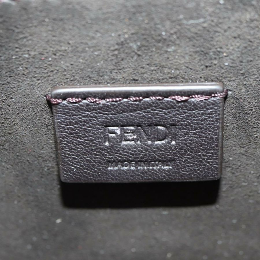【日本直送】FENDI C'mon 小號單肩包,紅色金色皮革,正品編號 181237M-19