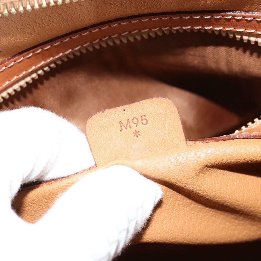 【日本直送】CELINE Macadam帆布手提包 PVC皮革 2way Brown Gold Auth 180638A-11
