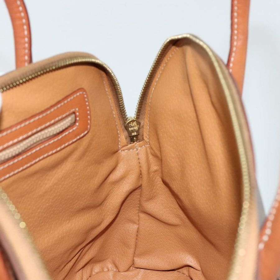 【日本直送】CELINE Macadam帆布手提包 PVC皮革 2way Brown Gold Auth 180638A-19