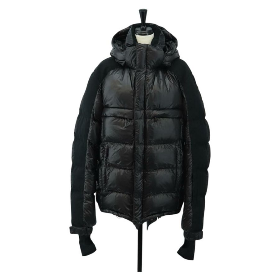 【日本直送】PRADA 運動羽絨外套 尼龍 黑色 正品 181234A-0
