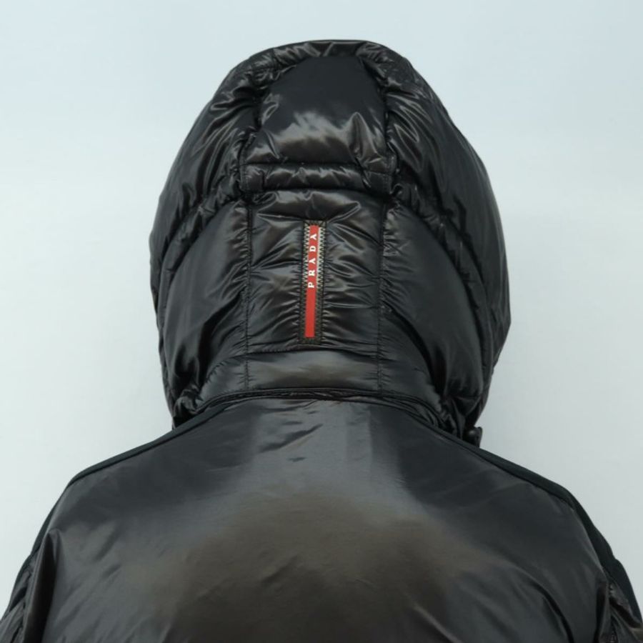 【日本直送】PRADA 運動羽絨外套 尼龍 黑色 正品 181234A-8