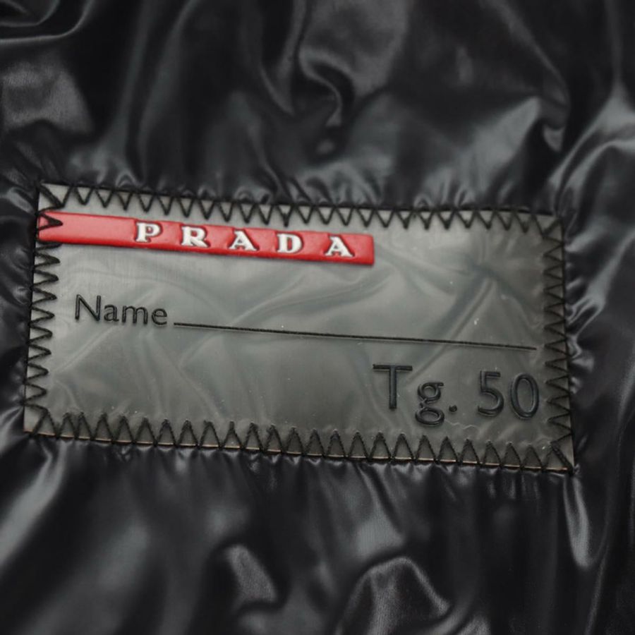 【日本直送】PRADA 運動羽絨外套 尼龍 黑色 正品 181234A-17