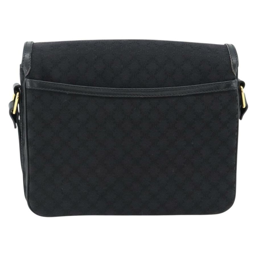 【日本直送】CELINE Macadam帆布肩背包 黑色 金色 正品 180571A-1