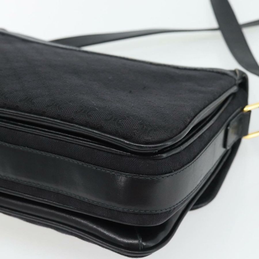 【日本直送】CELINE Macadam帆布肩背包 黑色 金色 正品 180571A-14