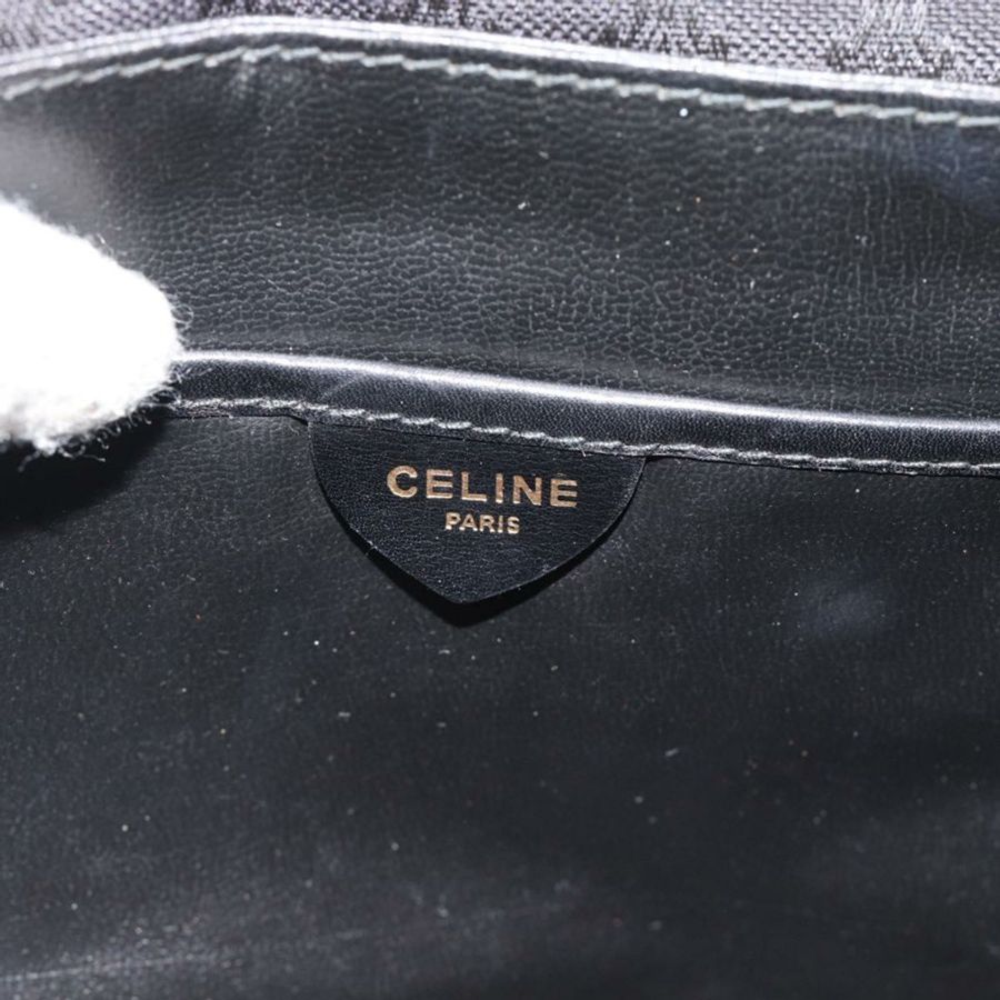【日本直送】CELINE Macadam帆布肩背包 黑色 金色 正品 180571A-17