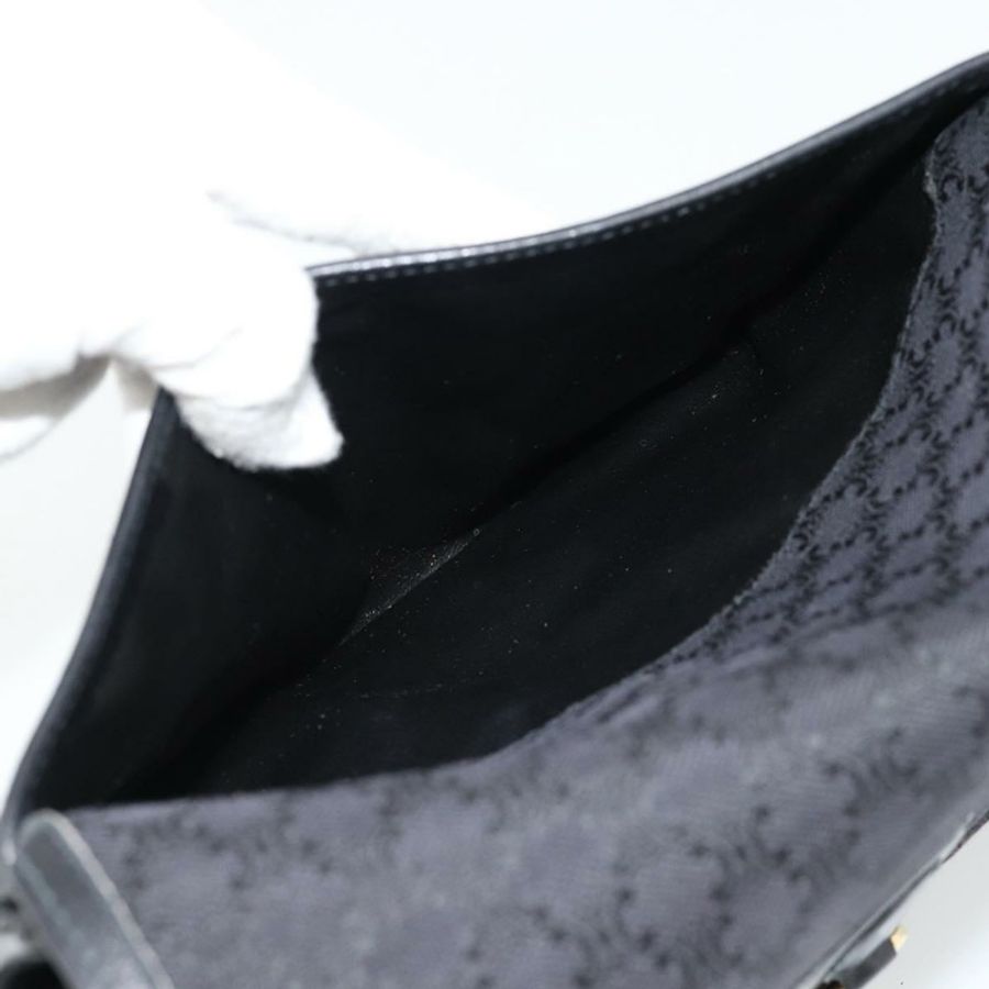 【日本直送】CELINE Macadam帆布肩背包 黑色 金色 正品 180571A-23
