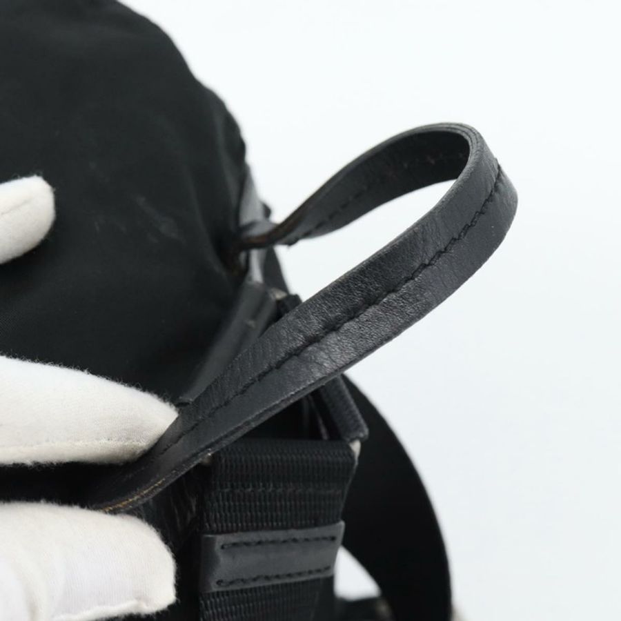 【日本直送】PRADA 雙肩包 尼龍材質 黑色 銀色 正品 180665A-6