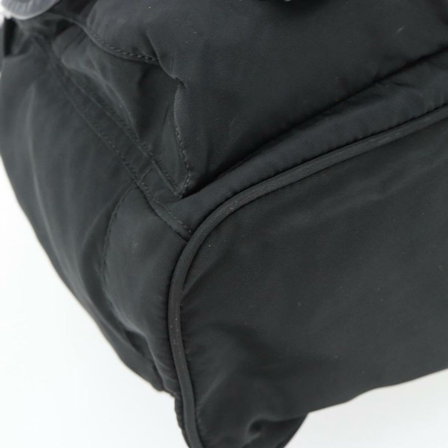 【日本直送】PRADA 雙肩包 尼龍材質 黑色 銀色 正品 180665A-16