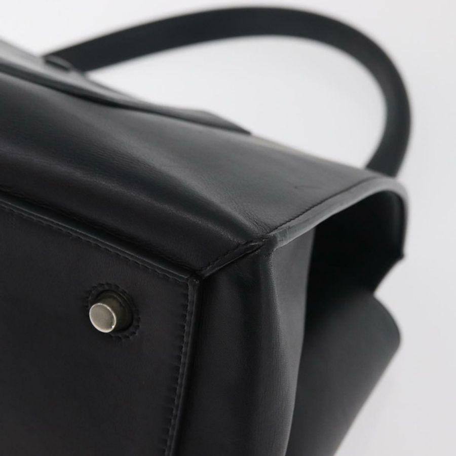 【日本直送】CELINE Edge 手提包 皮革 米色 黑色 銀色 正品 am11657A-16