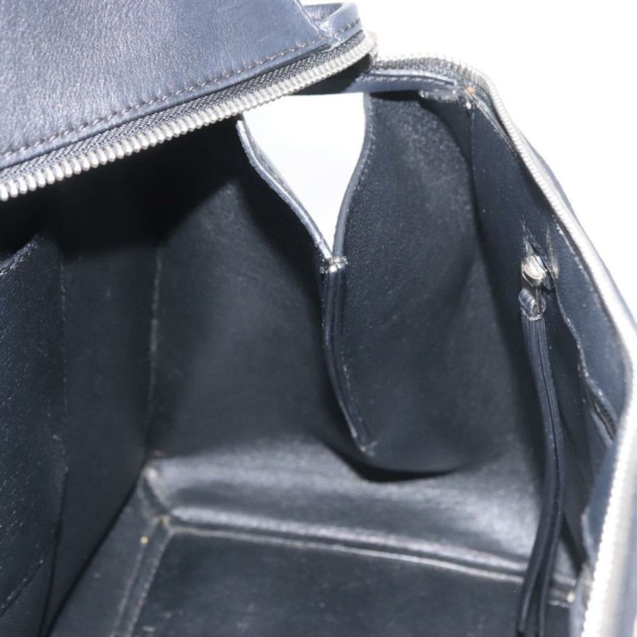 【日本直送】CELINE Edge 手提包 皮革 米色 黑色 銀色 正品 am11657A-18