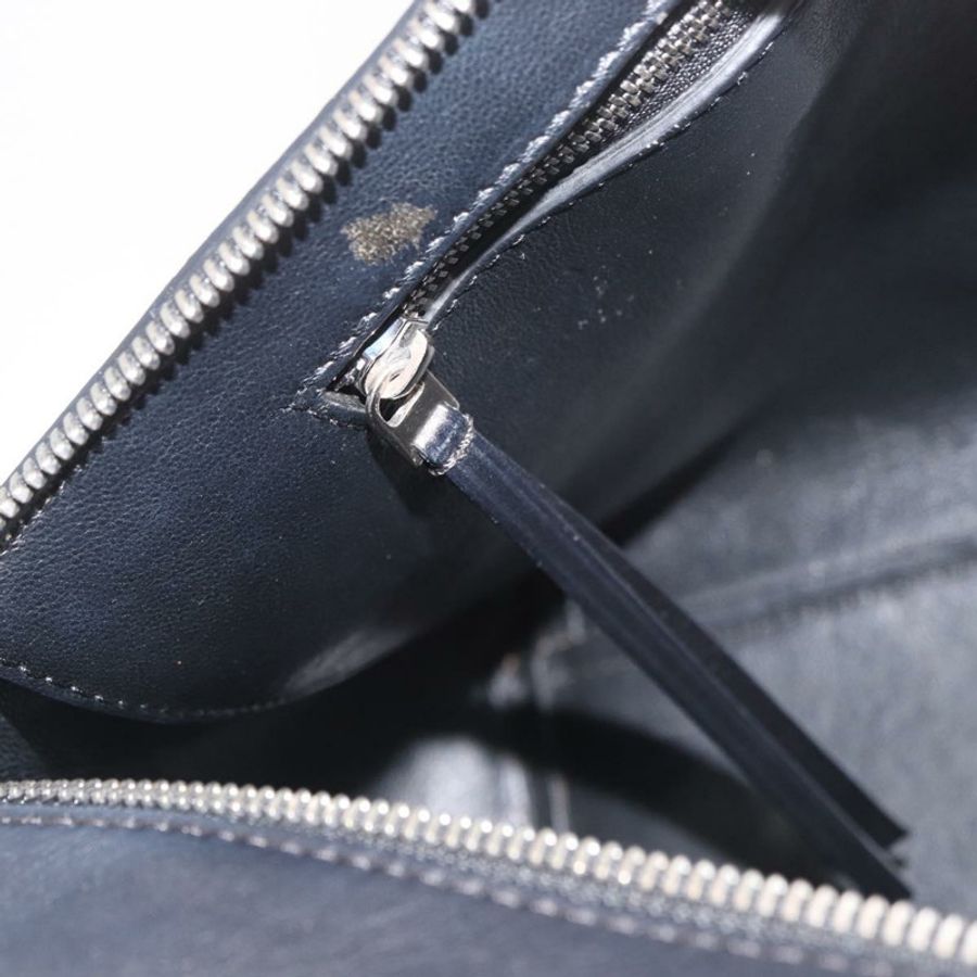【日本直送】CELINE Edge 手提包 皮革 米色 黑色 銀色 正品 am11657A-20