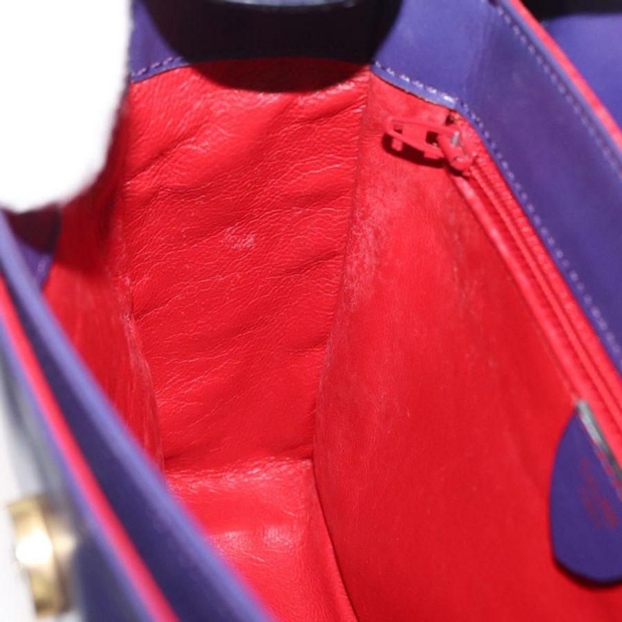 【日本直送】CELINE 圓背包 皮革 紫色 金色 正品 181402A-20