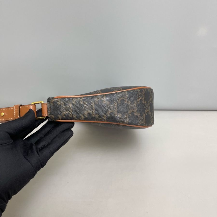 Celine AVA凱旋門老花單肩腋下包-3