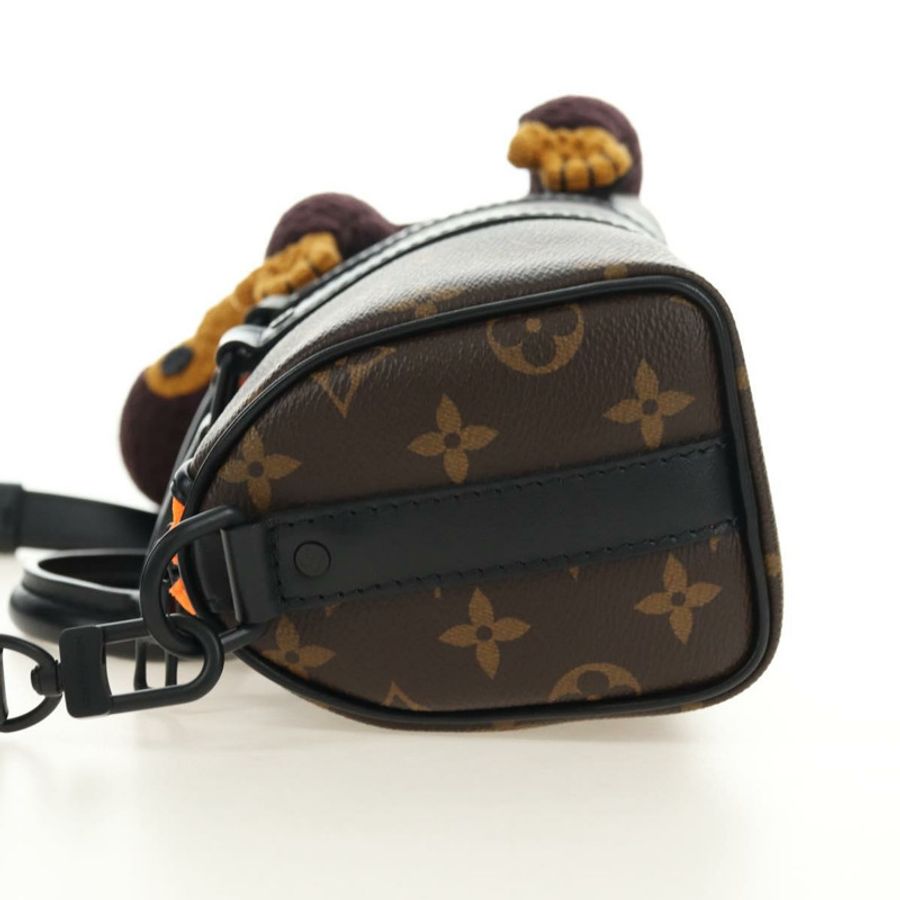 【日本直送】路易威登 Monogram Monkey Puppet Keepal lXS 手袋 M80118 LV Auth 181387SM-2