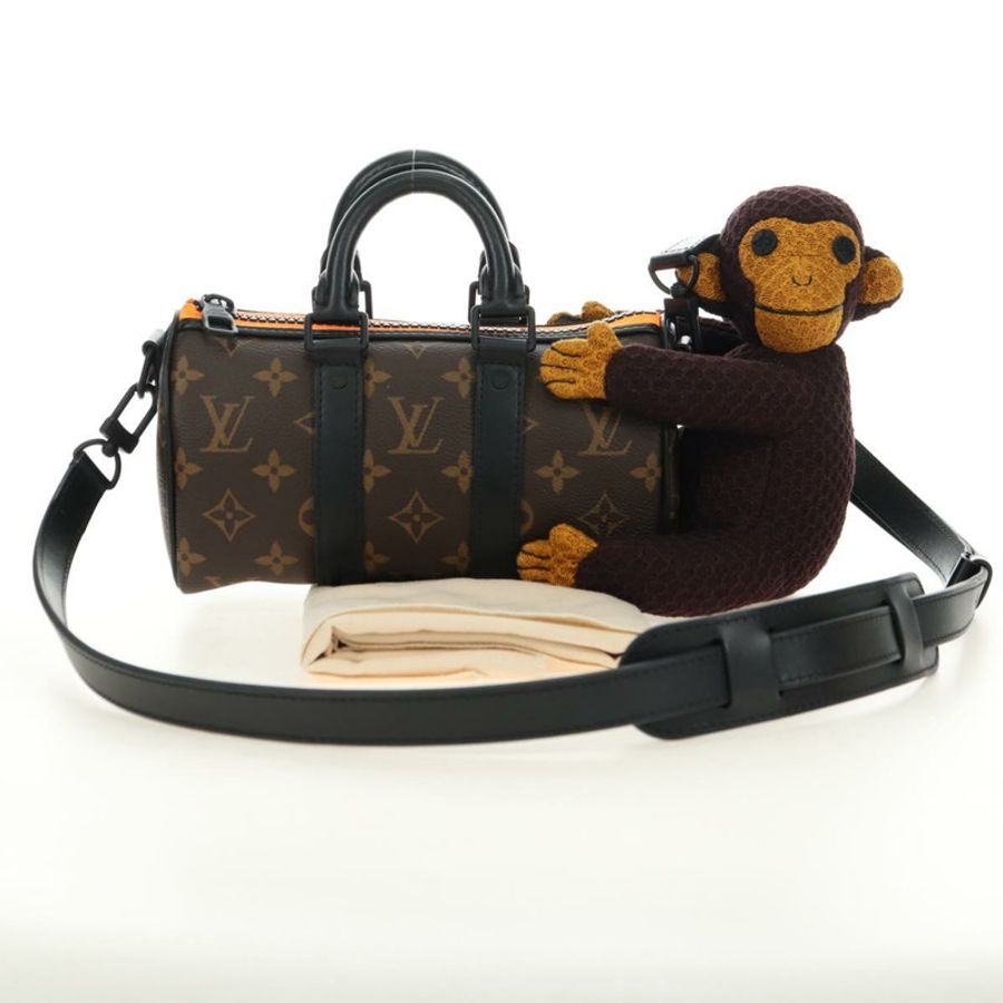 【日本直送】路易威登 Monogram Monkey Puppet Keepal lXS 手袋 M80118 LV Auth 181387SM-11