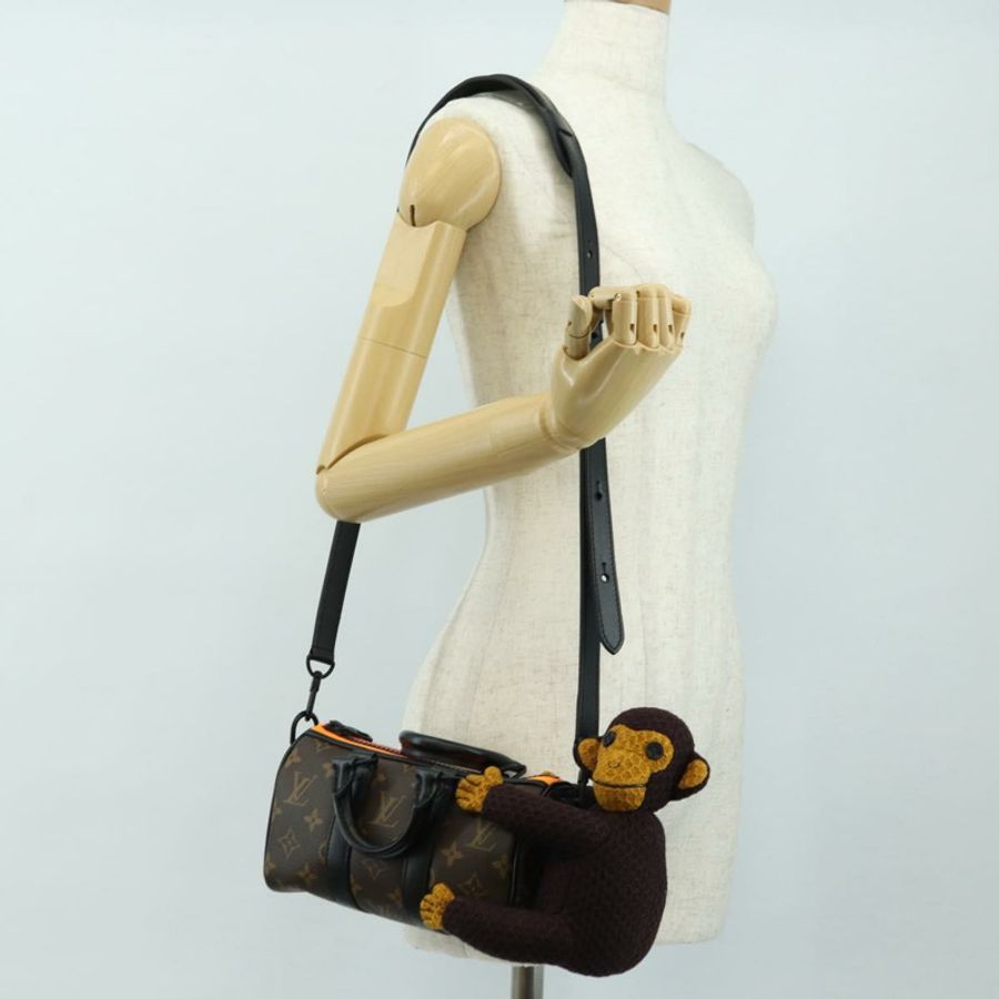【日本直送】路易威登 Monogram Monkey Puppet Keepal lXS 手袋 M80118 LV Auth 181387SM-27