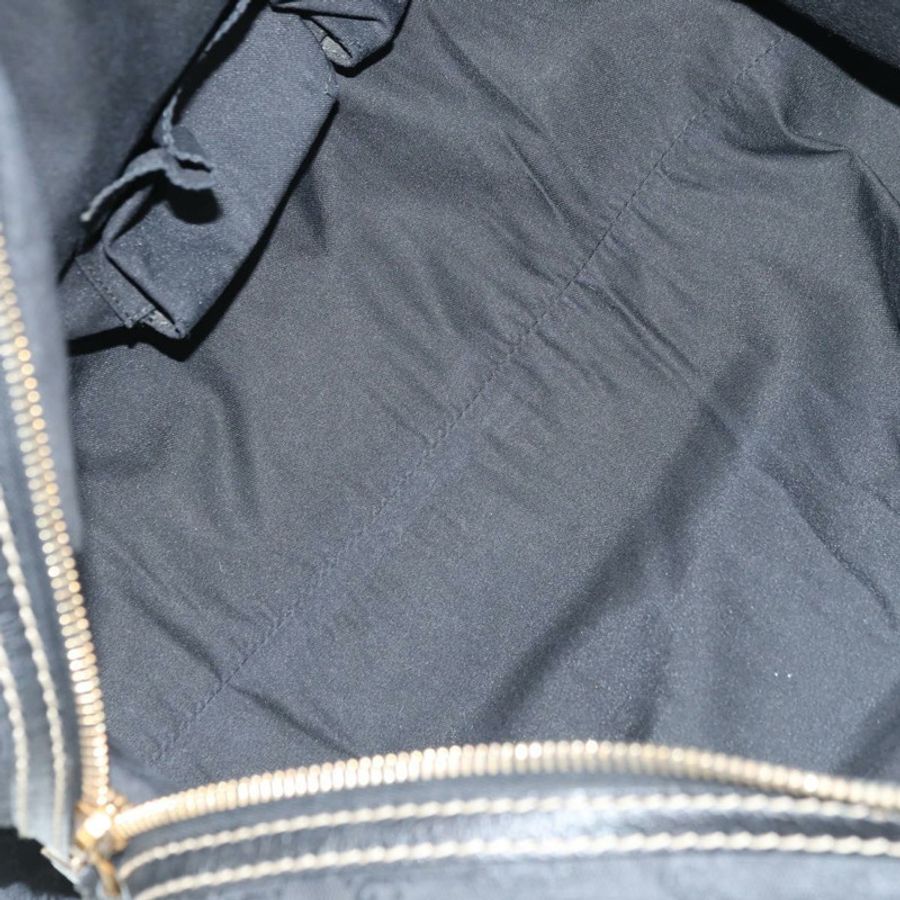 【日本直送】GUCCI GG帆布雪莉酒系列Histeria手提包 黑色金色 186232 正品 181412V-9