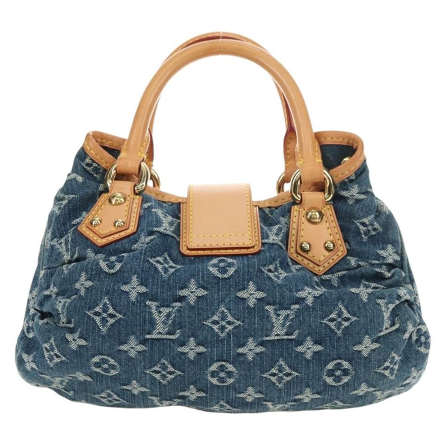 【日本直送】路易威登 Monogram Denim Preity 手提包 藍色 M95020 LV 正品 181366SAM-1