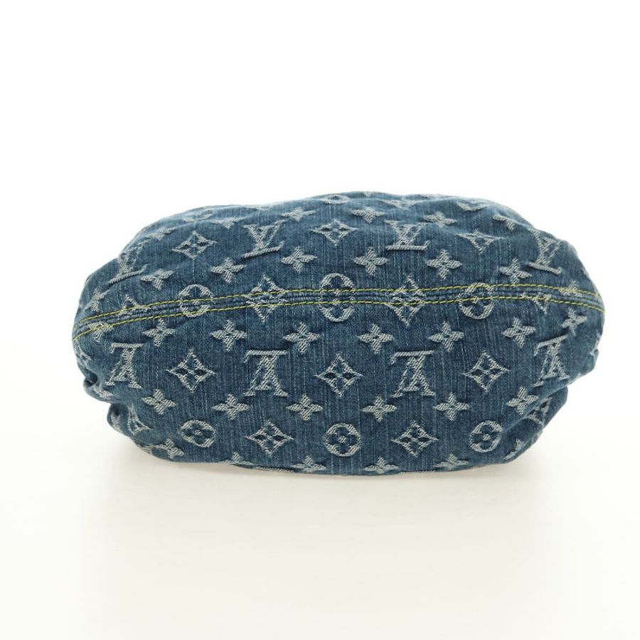【日本直送】路易威登 Monogram Denim Preity 手提包 藍色 M95020 LV 正品 181366SAM-4