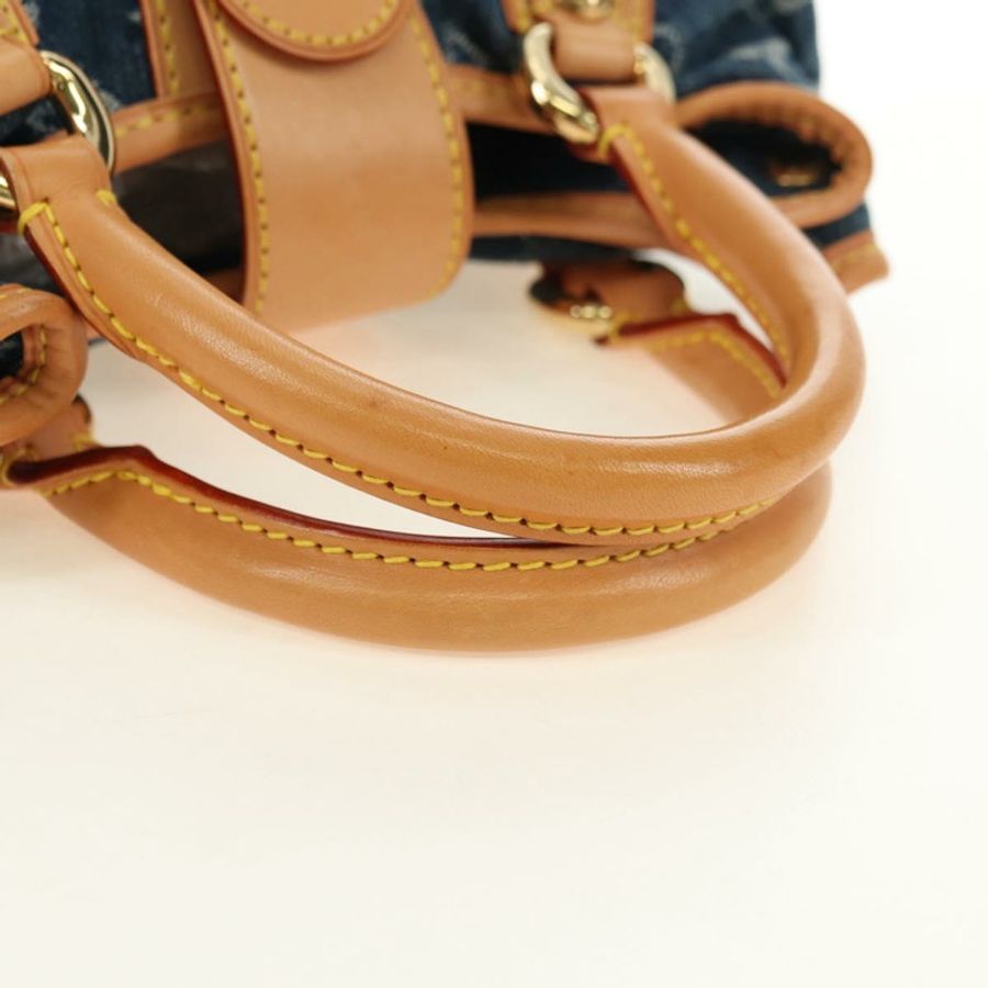 【日本直送】路易威登 Monogram Denim Preity 手提包 藍色 M95020 LV 正品 181366SAM-6