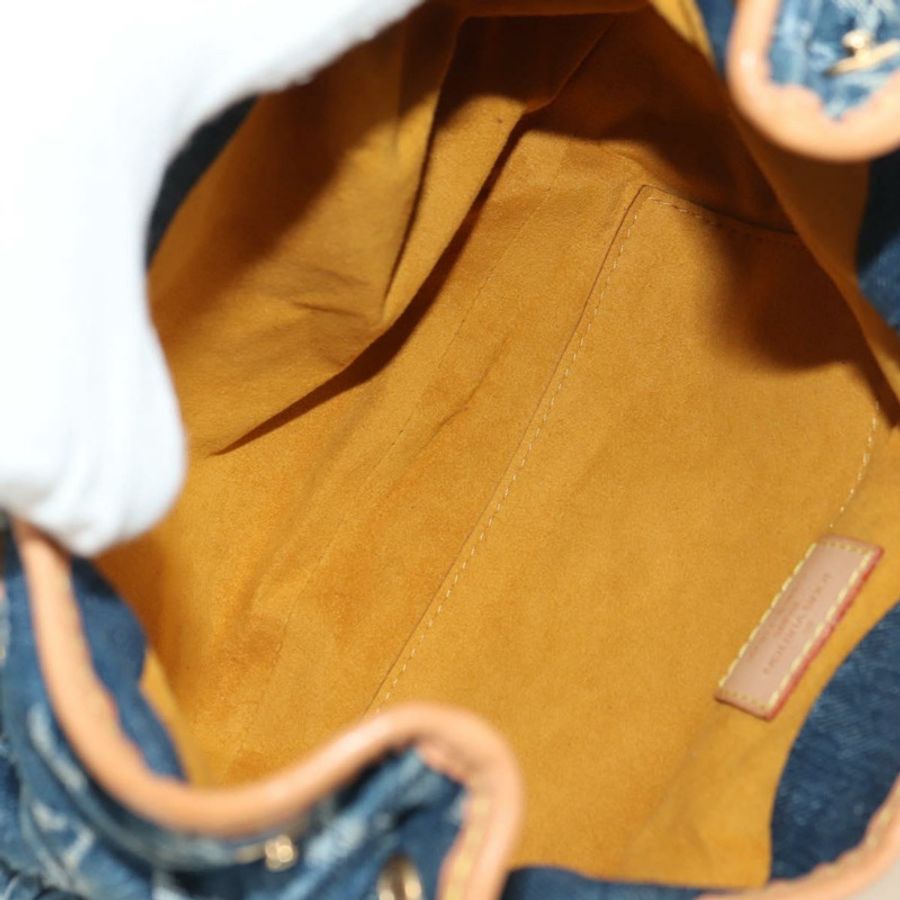 【日本直送】路易威登 Monogram Denim Preity 手提包 藍色 M95020 LV 正品 181366SAM-9