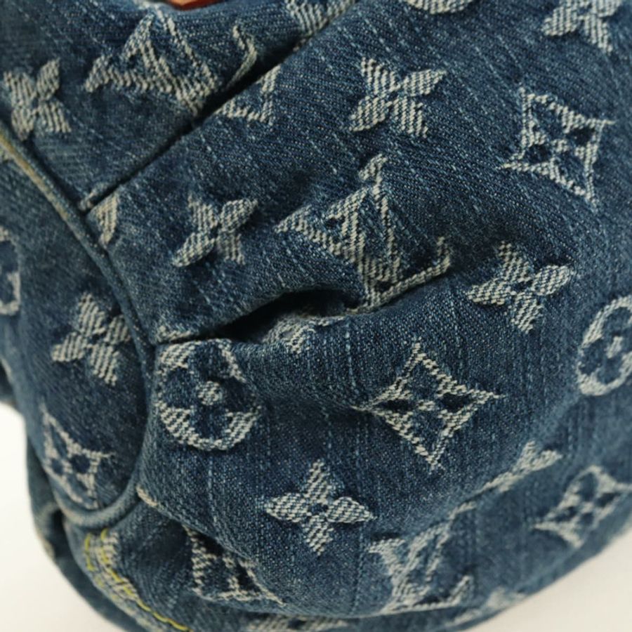 【日本直送】路易威登 Monogram Denim Preity 手提包 藍色 M95020 LV 正品 181366SAM-15
