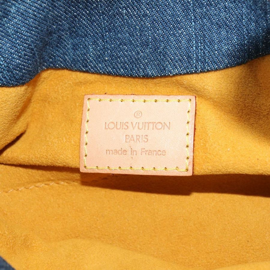 【日本直送】路易威登 Monogram Denim Preity 手提包 藍色 M95020 LV 正品 181366SAM-18