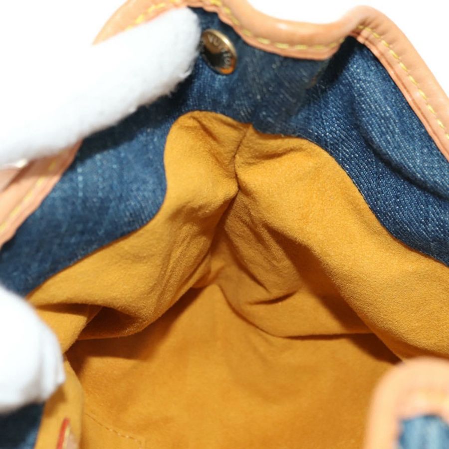 【日本直送】路易威登 Monogram Denim Preity 手提包 藍色 M95020 LV 正品 181366SAM-20