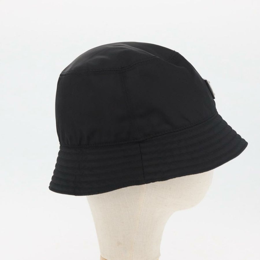 【日本直送】PRADA 黑色尼龍帽子,M碼,正品,貨號181375M-4