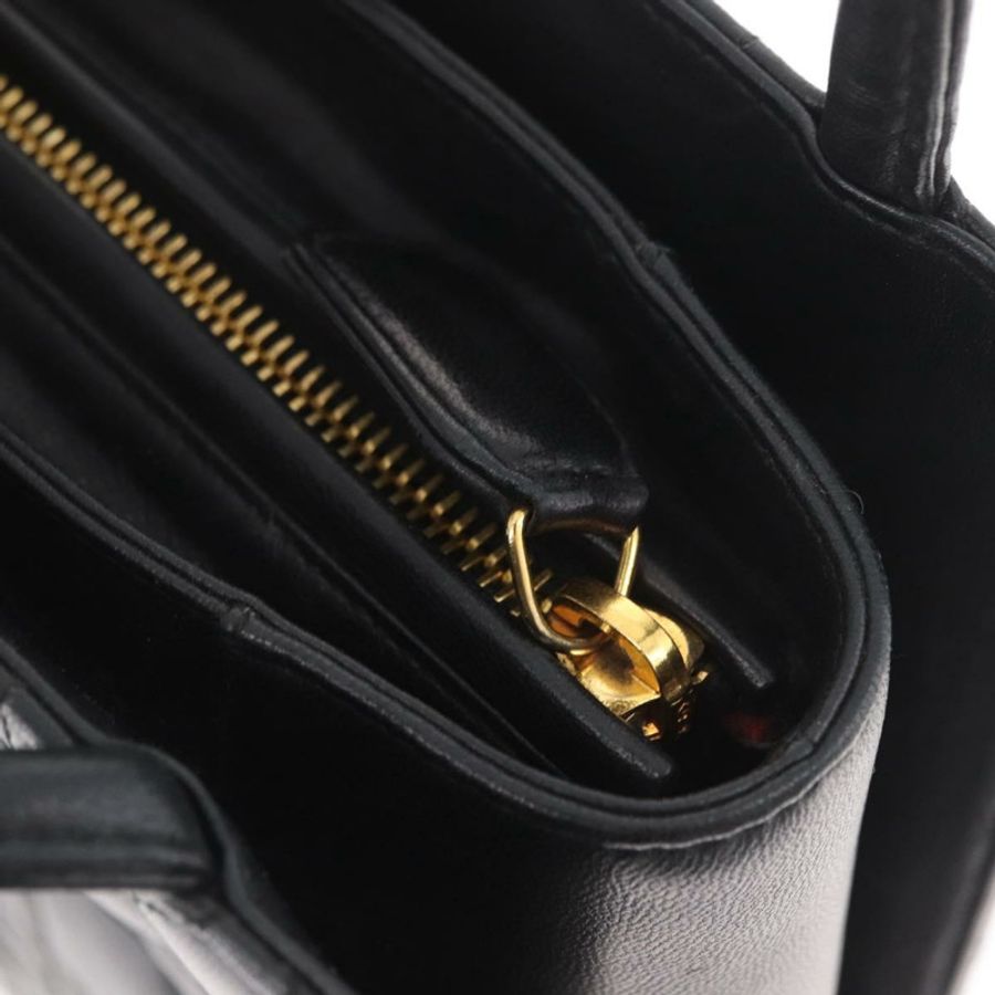 【日本直送】Christian Dior Lady Dior 手提包,羊皮材質,黑色,金色,正品,貨號 181559SAM-17