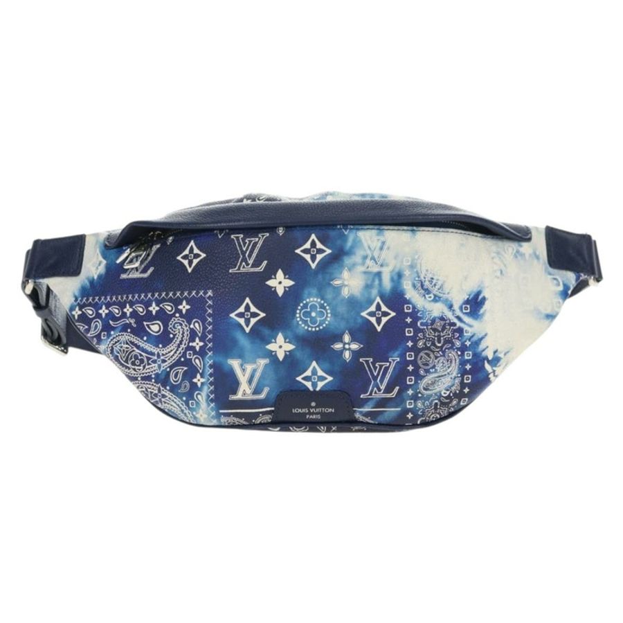 【日本直送】路易威登 Monogram Bandana Discovery 腰包 藍色 M20587 LV 正品 181423SM-12
