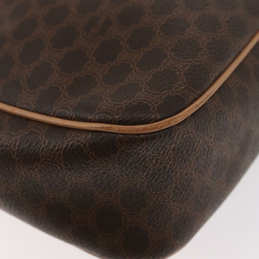 【日本直送】CELINE Macadam帆布肩背包 PVC皮革 棕色 金色 正品 181476A-16