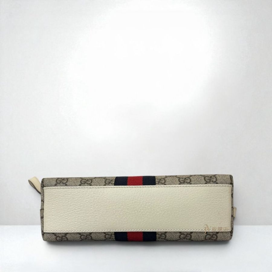 JS1521-GUCCI Ophidia老花拼白牛皮貝殼包499621-4