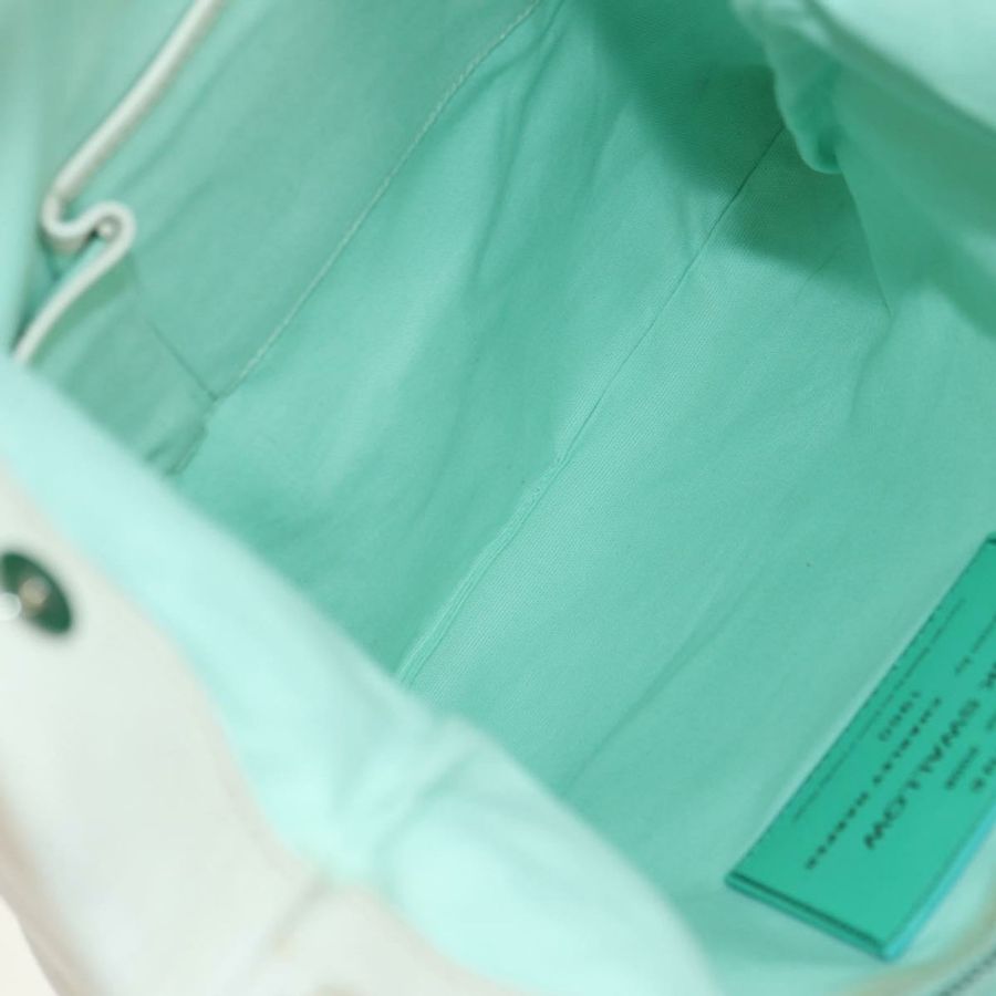 【日本直送】CELINE 鏈條單肩包 皮革 2way 白色 銀色 Auth 181478V-9