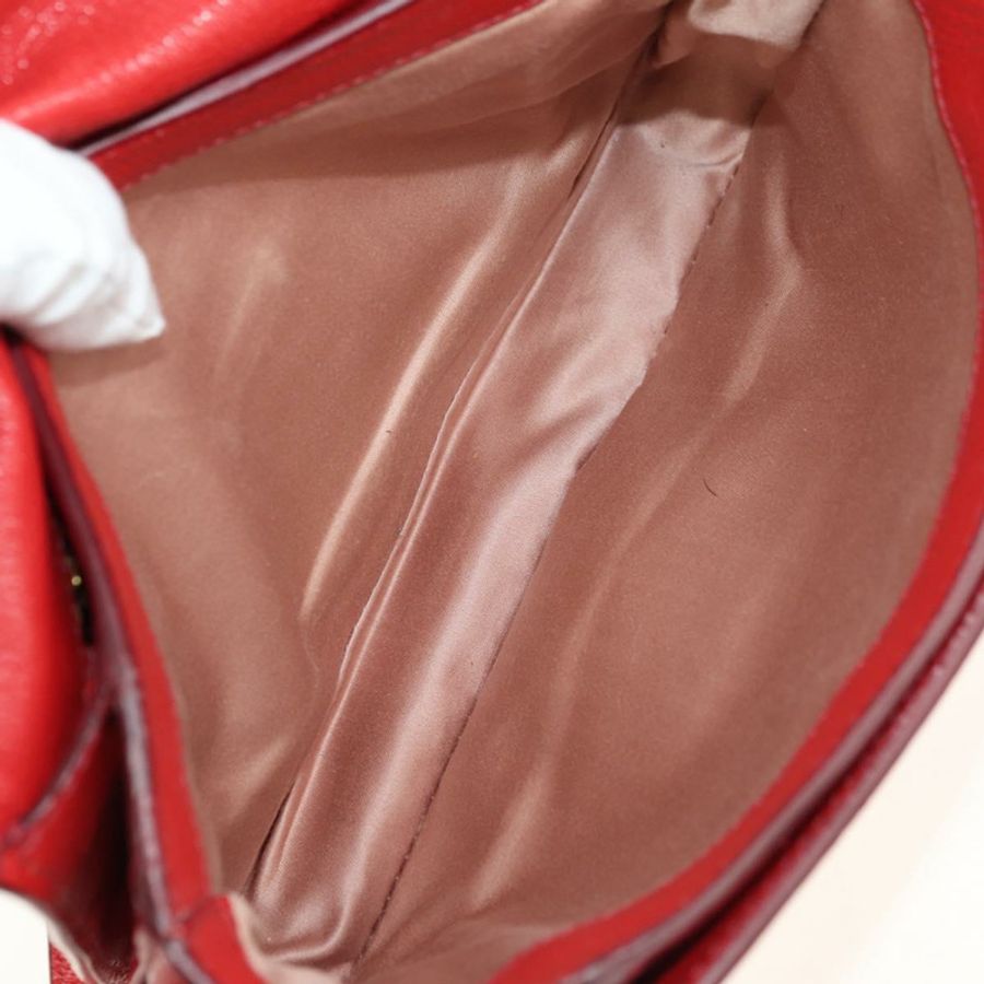【日本直送】Miu Miu 手提包 皮革 兩用 紅色 金色 正品 181477V-8