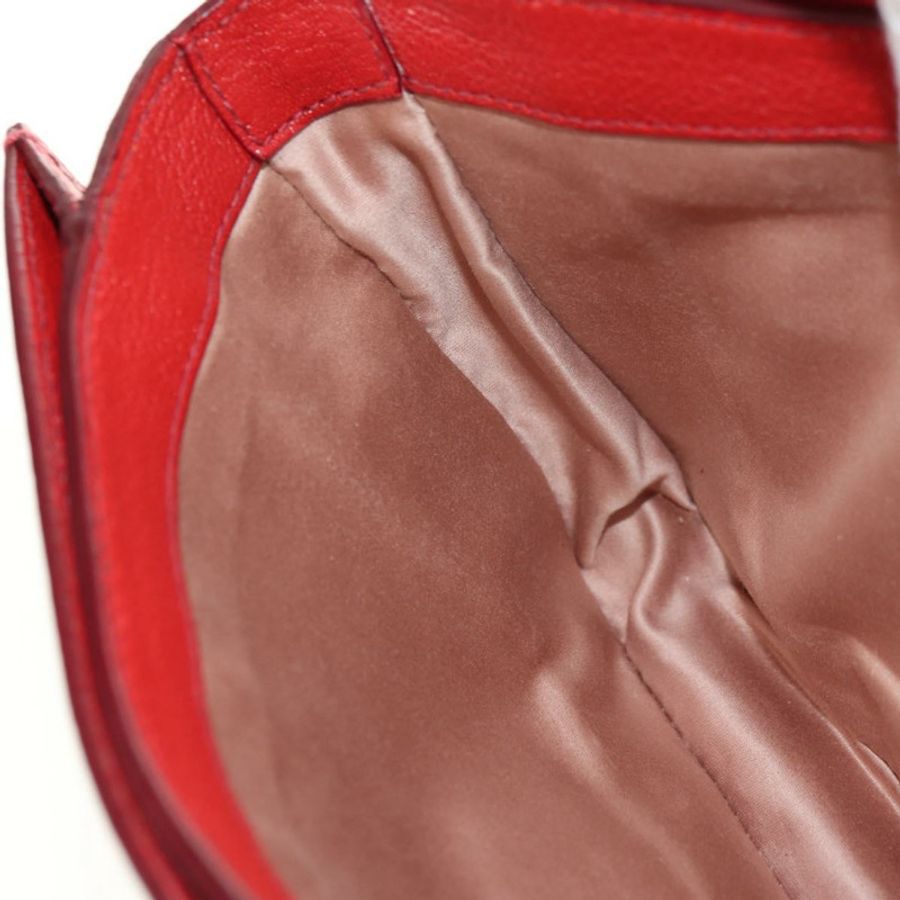 【日本直送】Miu Miu 手提包 皮革 兩用 紅色 金色 正品 181477V-26
