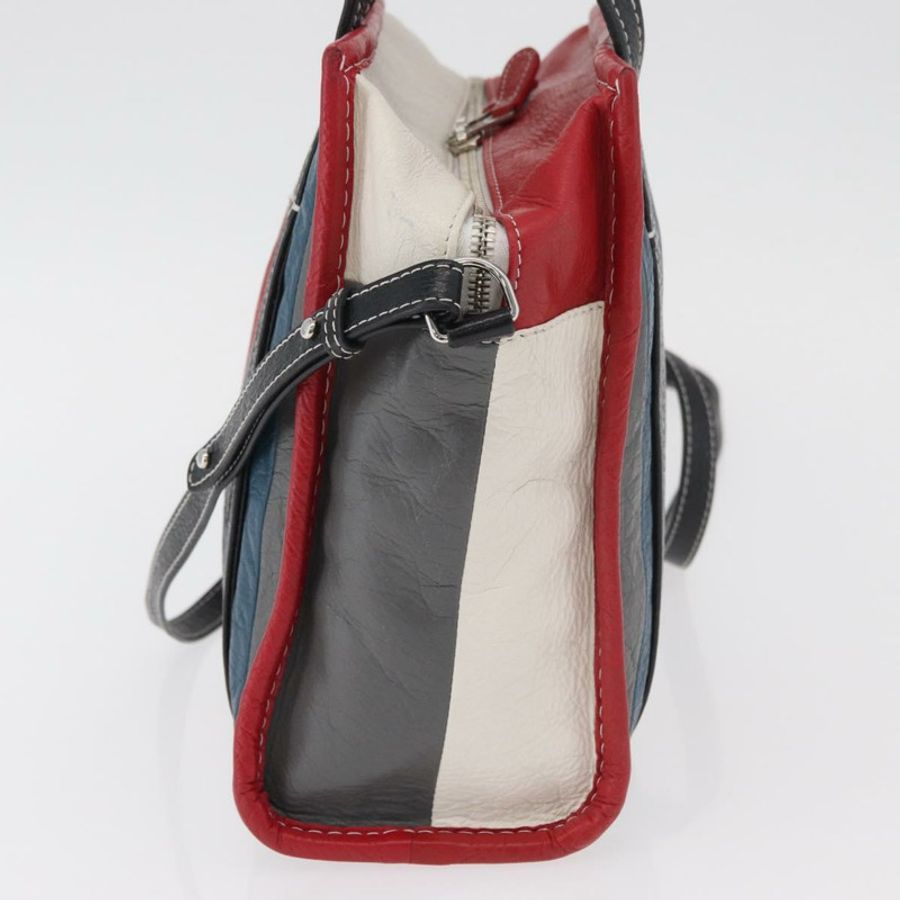 【日本直送】BALENCIAGA Bazaar Shopper XS 手提包 皮革 2way Multicolor 452458 Auth 181432A-2