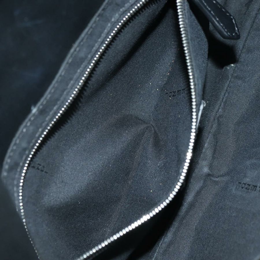 【日本直送】FENDI Zucca帆布Mamma Baguette單肩包,兩用款,黑色/棕色,正品,貨號181574SAM-25