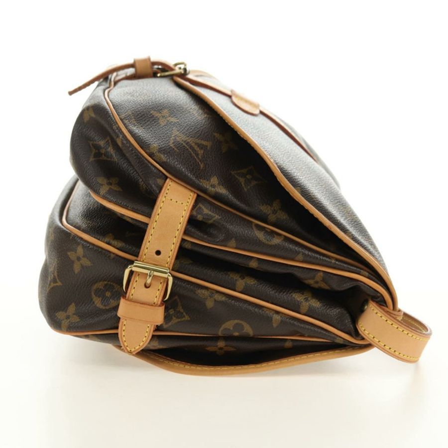 【日本直送】路易威登 Monogram Saumur 30 肩背包 M42256 LV Auth am11667V-3