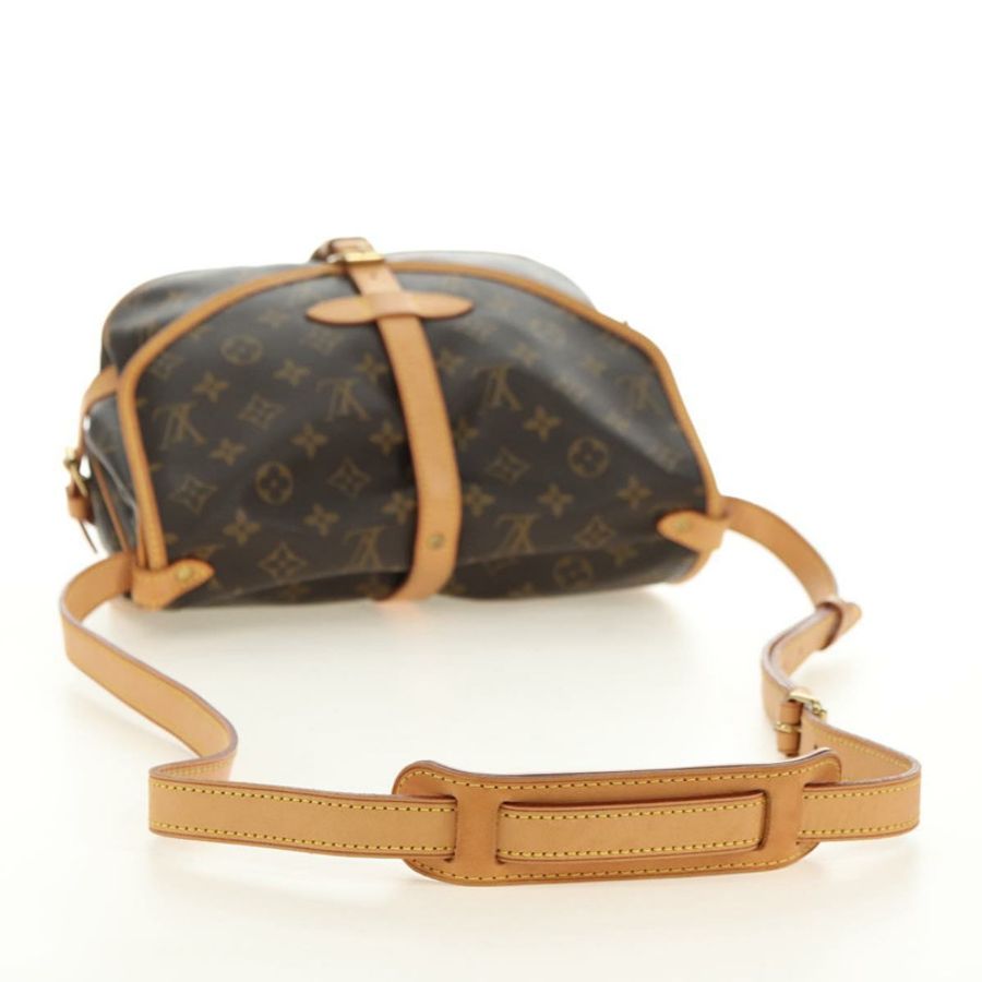 【日本直送】路易威登 Monogram Saumur 30 肩背包 M42256 LV Auth am11667V-6